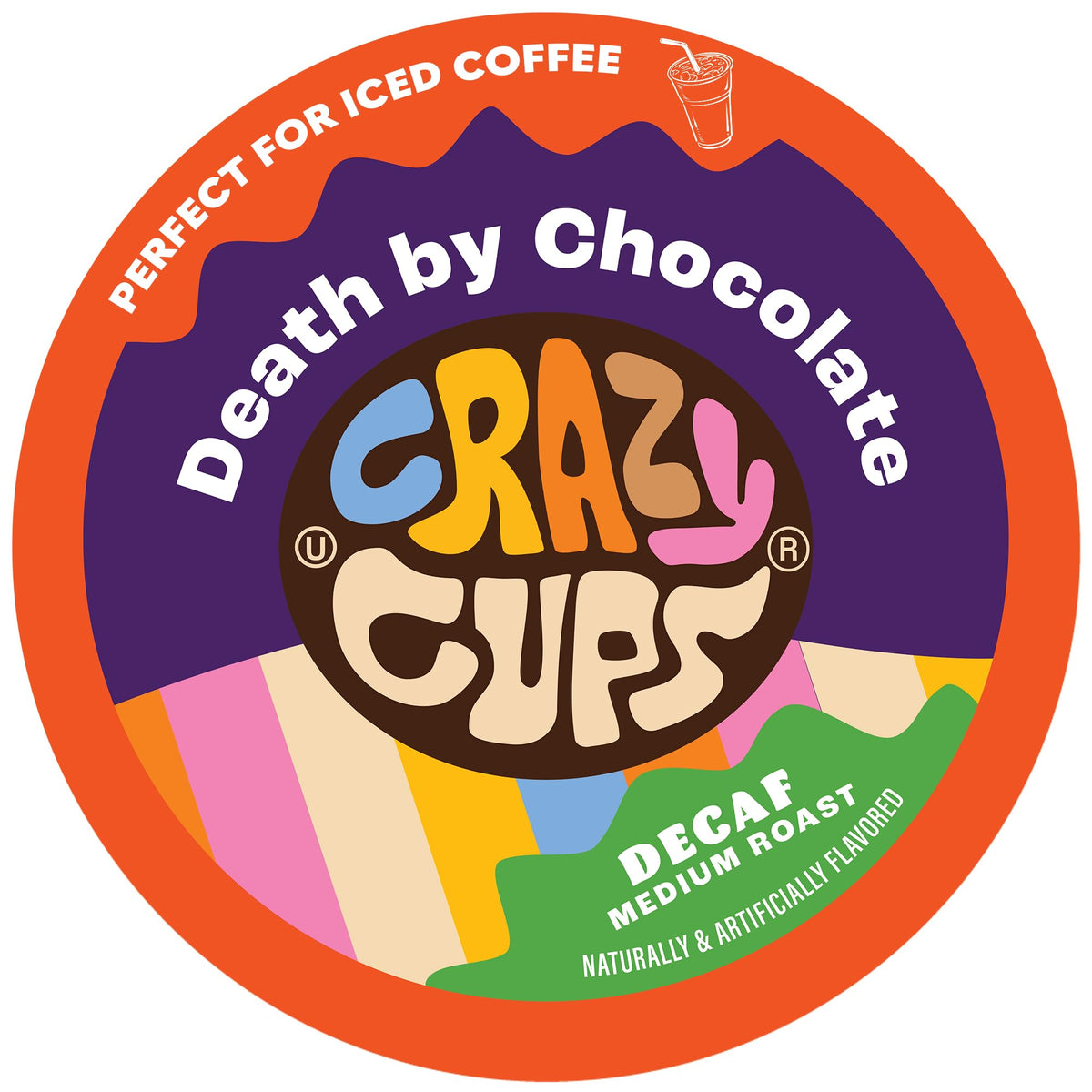 Crazy Cups death by chocolate coffee cup with rich aroma