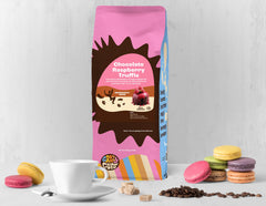 Crazy Cups flavored ground coffee cup showcasing rich aroma and flavor