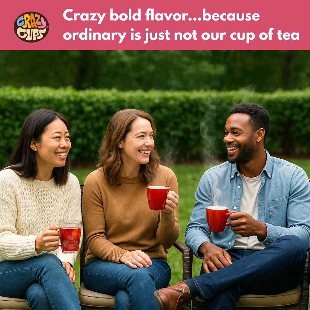 Crazy Cups pods compatible with Keurig K-Cup brewers for easy brewing