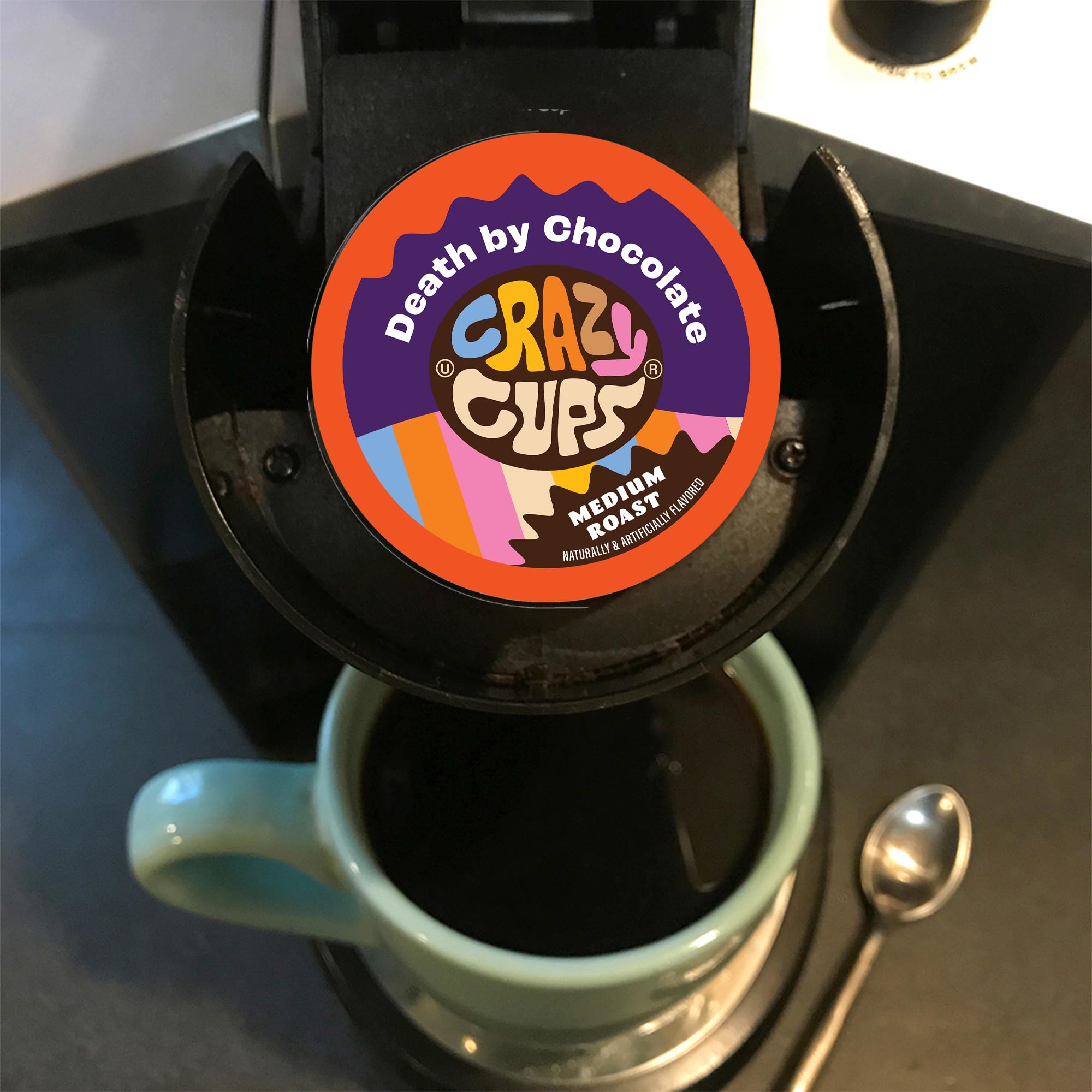 Crazy Cups pods in a ready-to-use pack promote quick morning routines.
