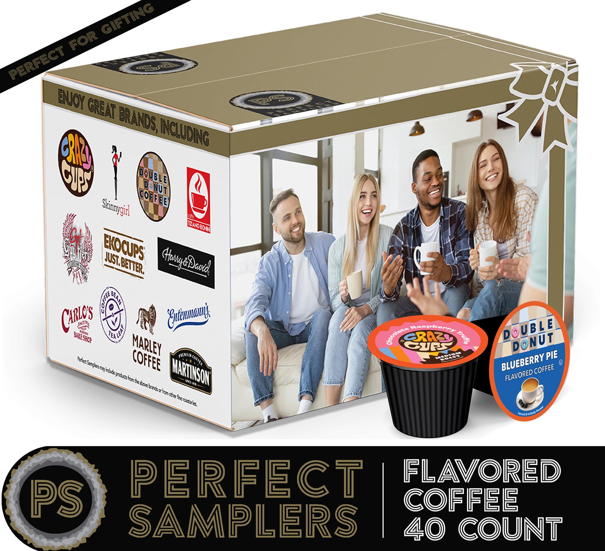 Crazy Cups premium blend selection adds rich aroma to every cup