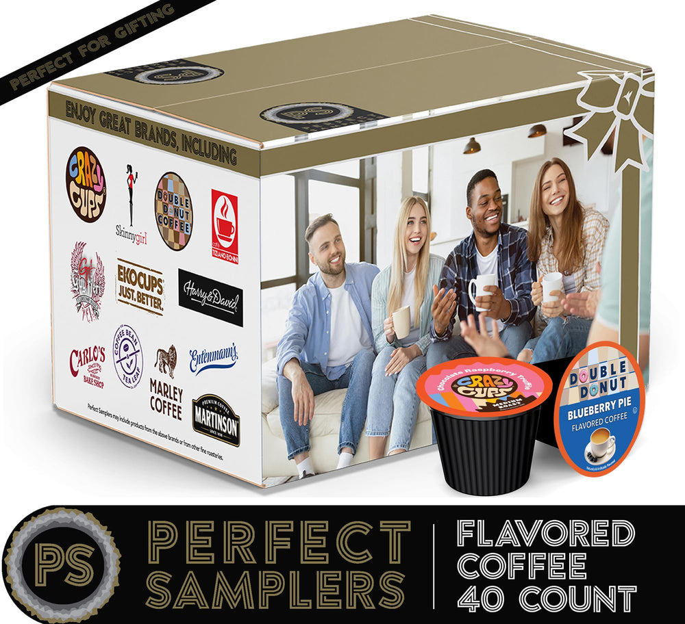 Crazy Cups premium blend selection adds rich aroma to every cup