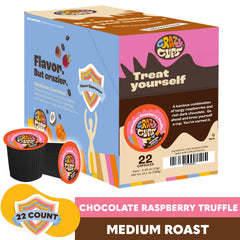 Crazy Cups recyclable capsules pack emphasizing eco-friendly single-serve solution.
