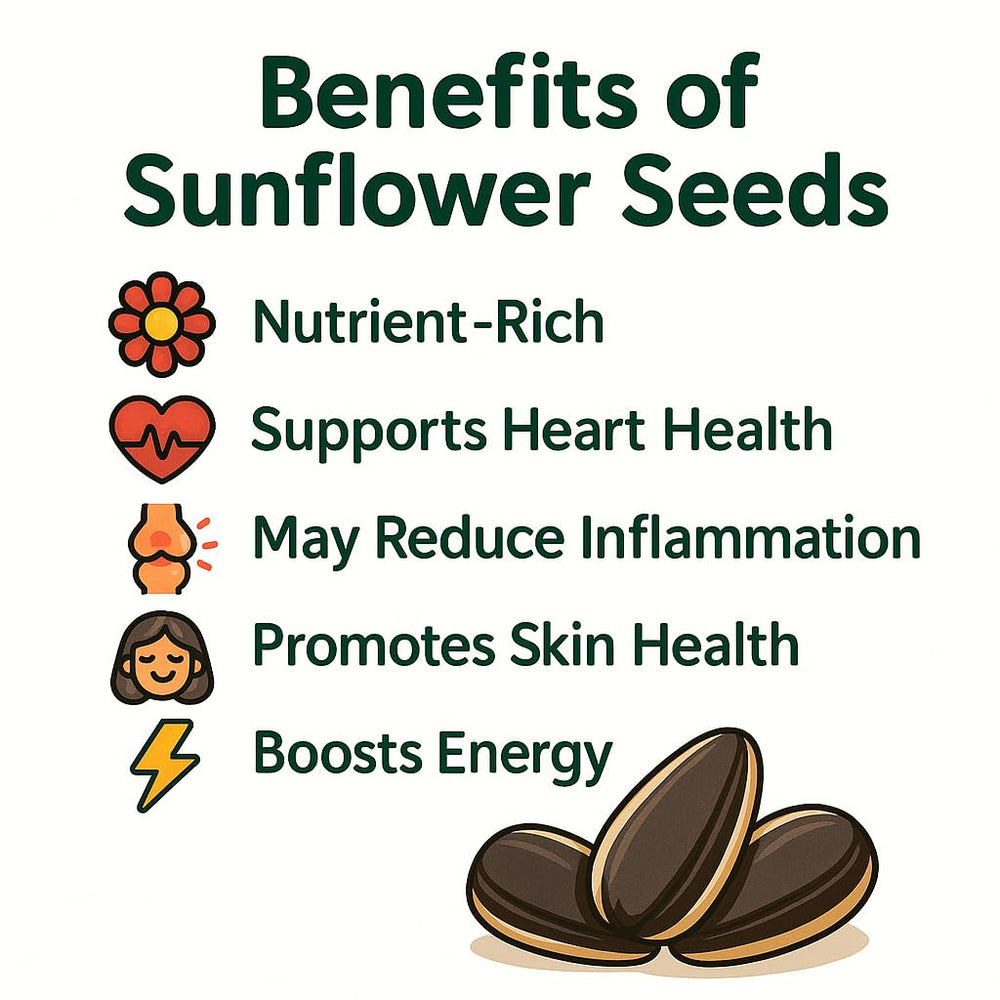 Crazy Nuts sunflower seeds in a bowl, perfect as a snack or topping.