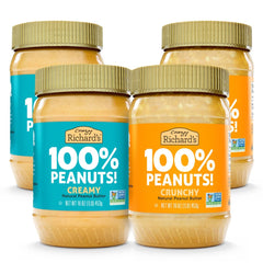 Crazy Richard's no-stir creamy jar for easy spreading on toast