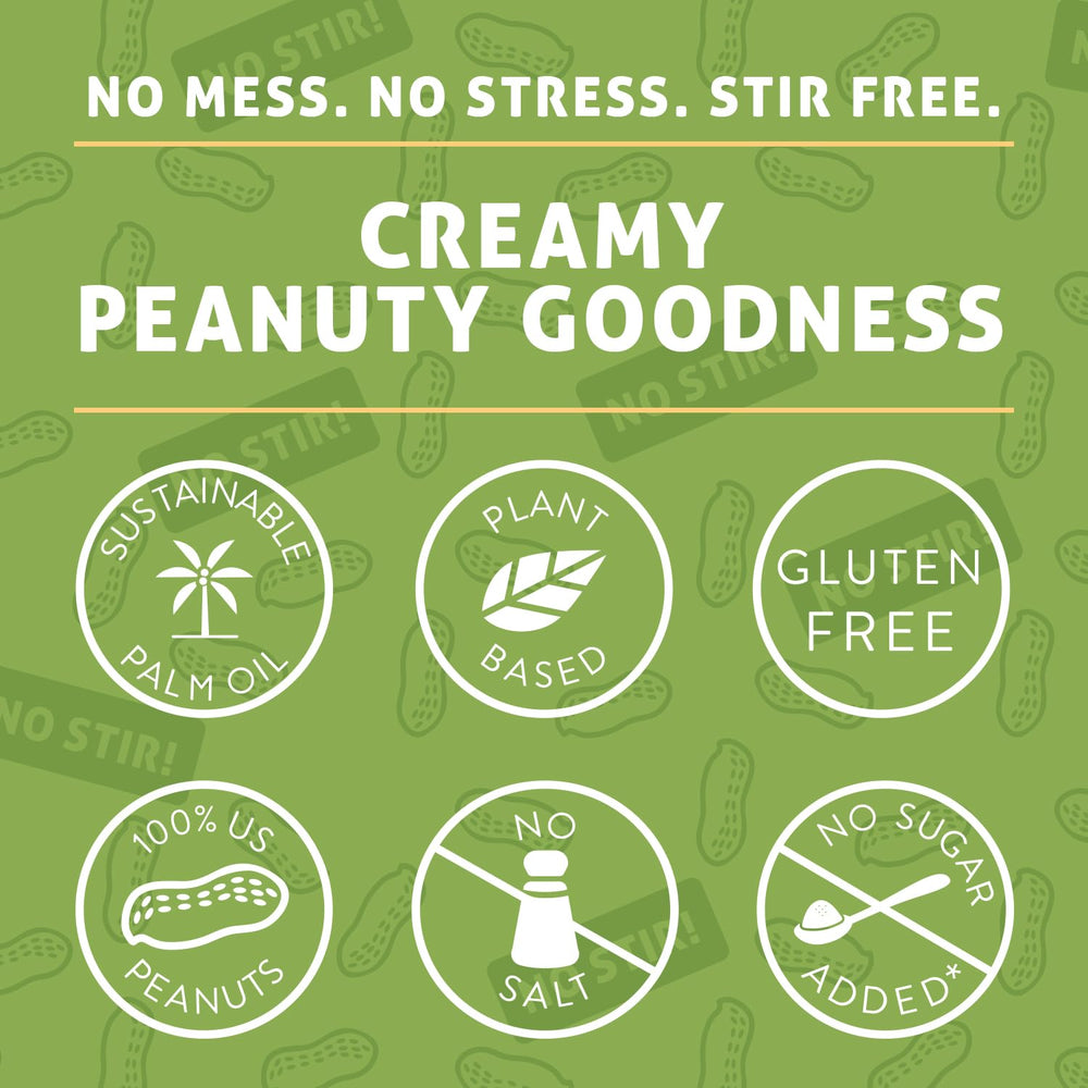 Crazy Richard's two-ingredient peanut butter serves as a simple baking staple.
