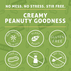 Crazy Richard's two-ingredient peanut butter serves as a simple baking staple.