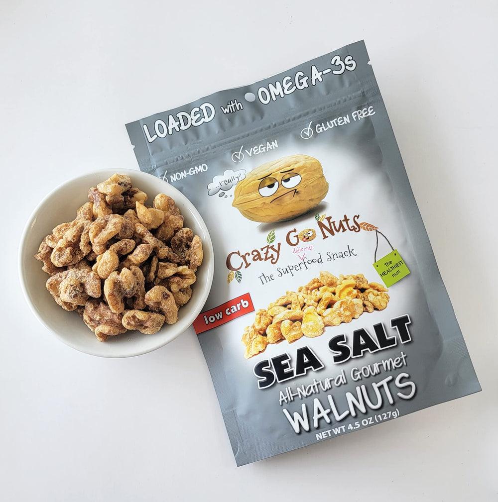CrazyGoNuts 3-Pack packaging for convenient snacking and sharing