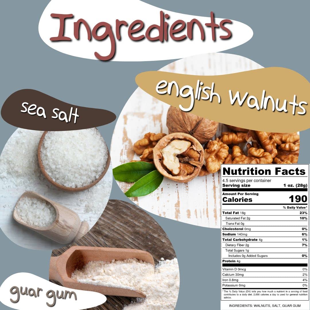 CrazyGoNuts Glazed Walnuts with Sea Salt in a bowl emphasizing clean flavor