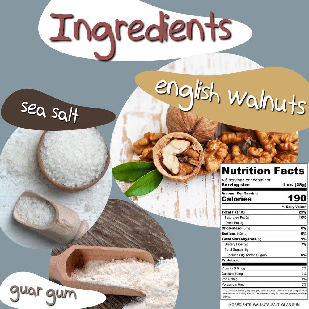 CrazyGoNuts Glazed Walnuts with Sea Salt in a bowl emphasizing clean flavor