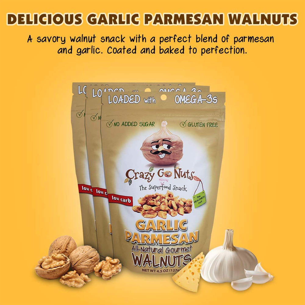 Gluten-free CrazyGoNuts 4.5 oz packs for travel-friendly snacking.