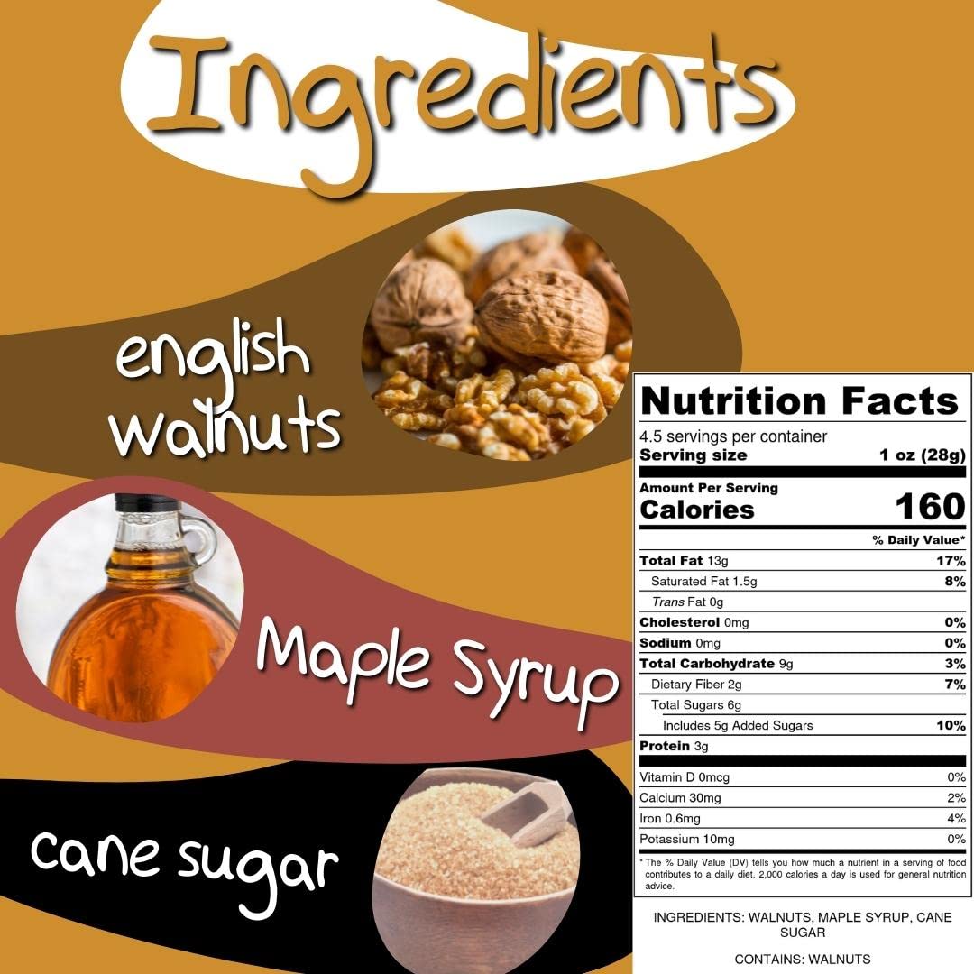 CrazyGoNuts 3-pack maple walnuts for on-the-go healthy snacking.