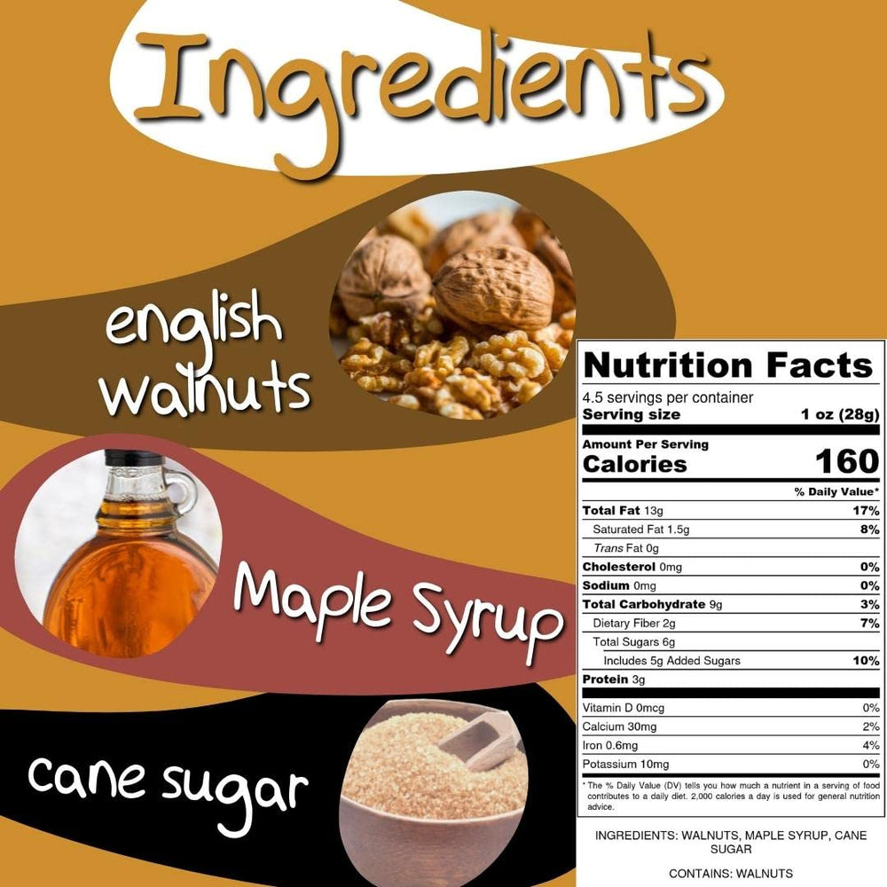 CrazyGoNuts 3-pack maple walnuts for on-the-go healthy snacking.