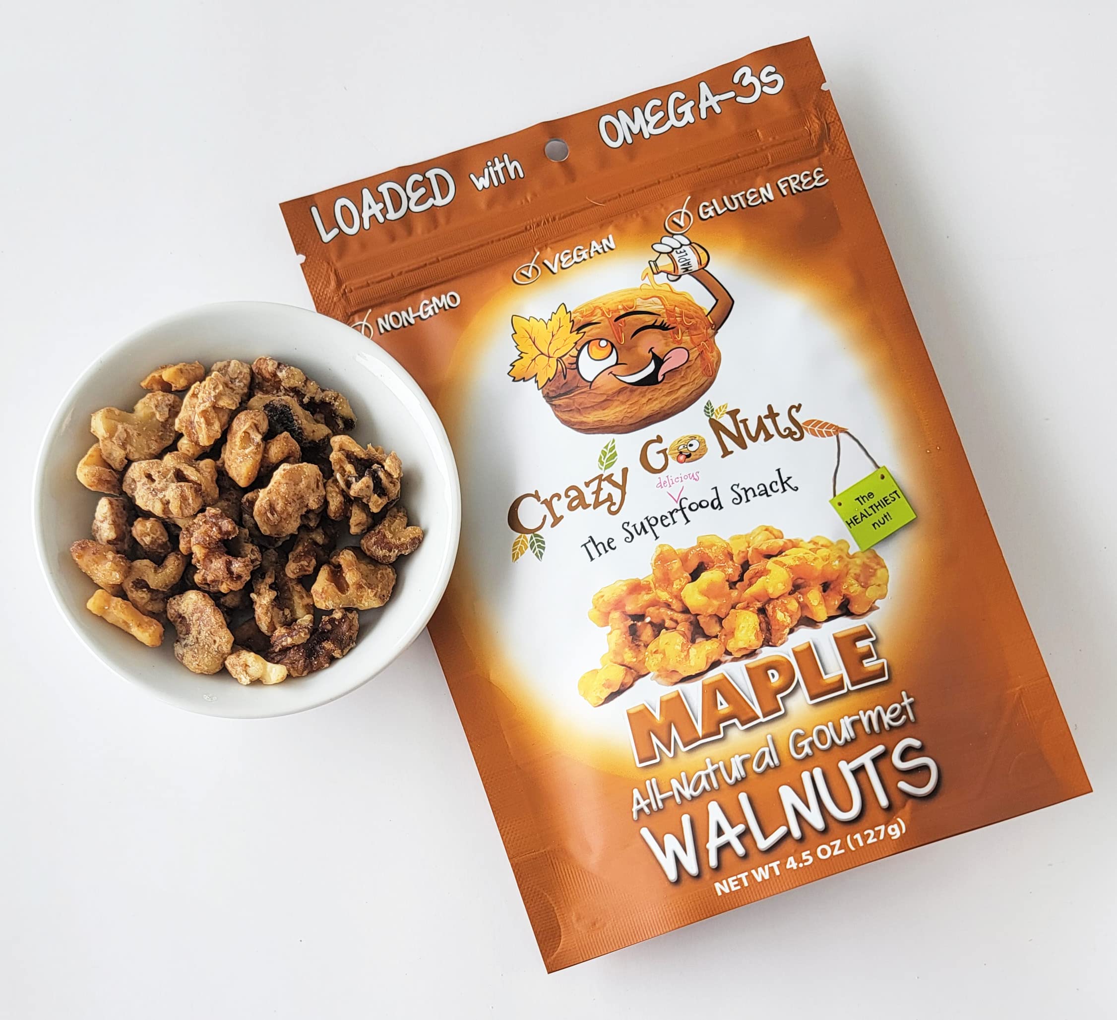CrazyGoNuts healthy snack option with antioxidants and good fats.