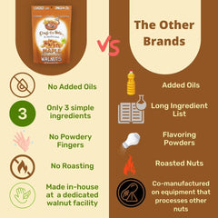 CrazyGoNuts vegan gluten-free label highlights plant-based, allergen-friendly snack.