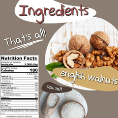 CrazyGoNuts walnut butter with taster spoon, smooth and ready for quick spread.