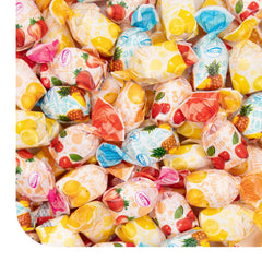 CRAZYOUTLET Arcor Fruit Filled Candy bag shown with assorted bite sized pieces for snacking