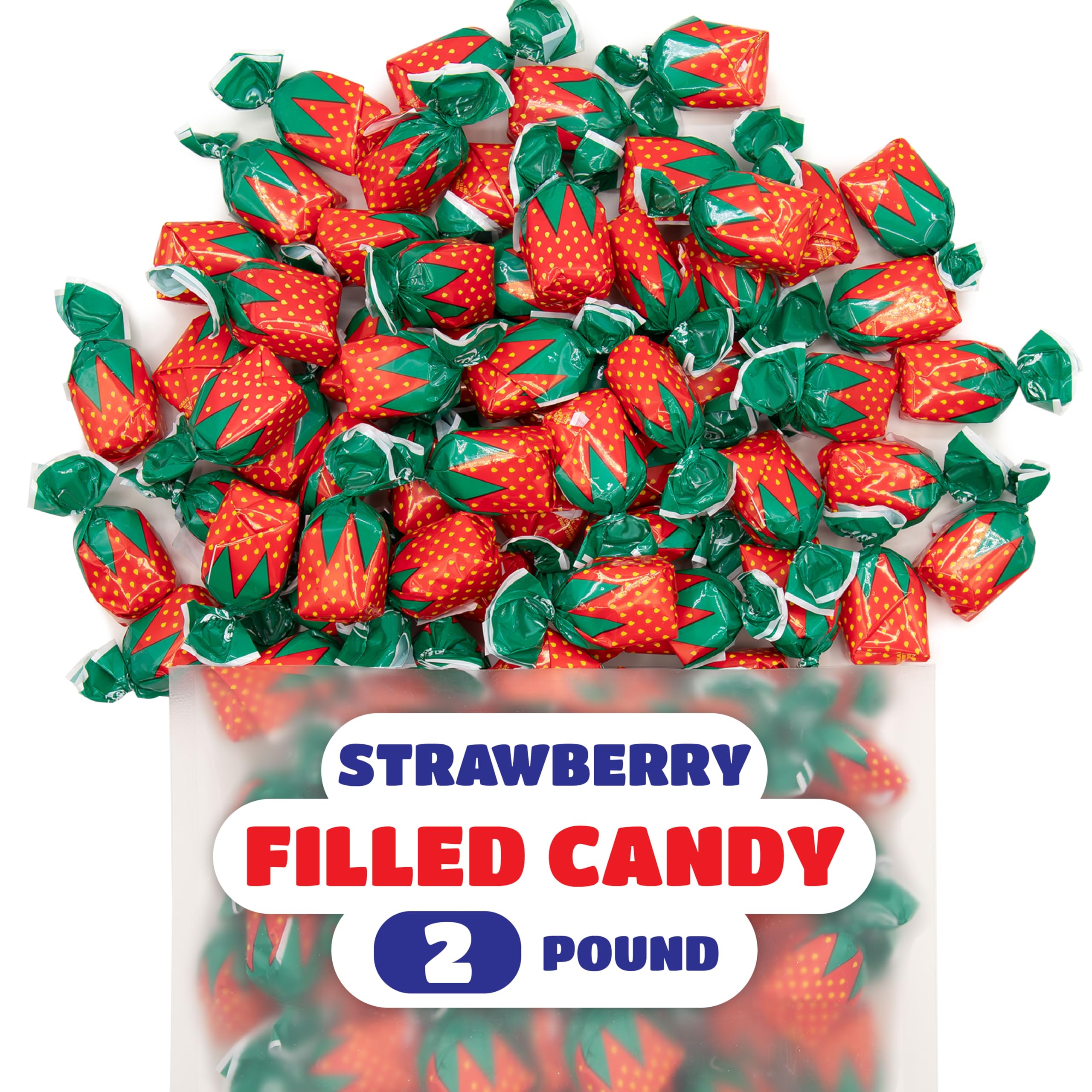 CRAZYOUTLET Arcor Bon Bons soft strawberry center visible after bite