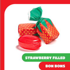 Individually wrapped CRAZYOUTLET Arcor Strawberry Bon Bons for freshness