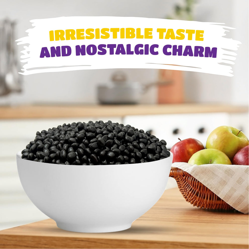 CRAZYOUTLET Black Licorice Jelly Beans dessert topping option for flavor accents.