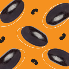 CRAZYOUTLET Black Licorice Jelly Beans soft center shown for classic candy lovers.