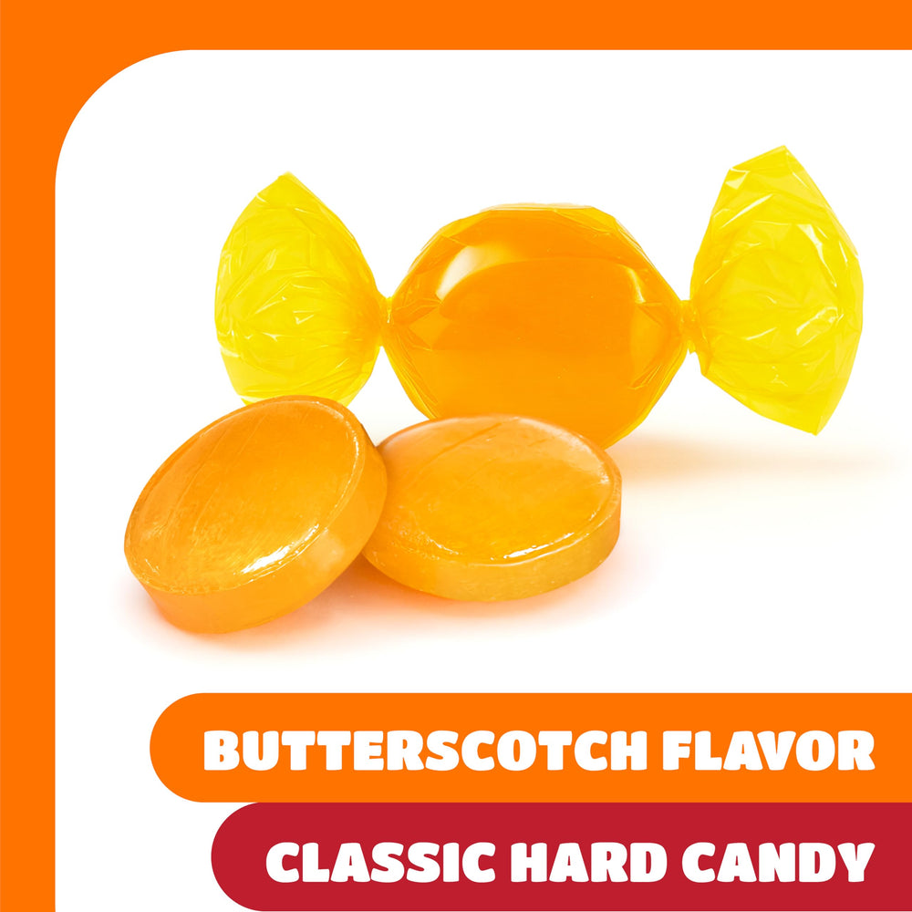 CrazyOutlet butterscotch candy individually wrapped, perfect for candy bowls and gifts.