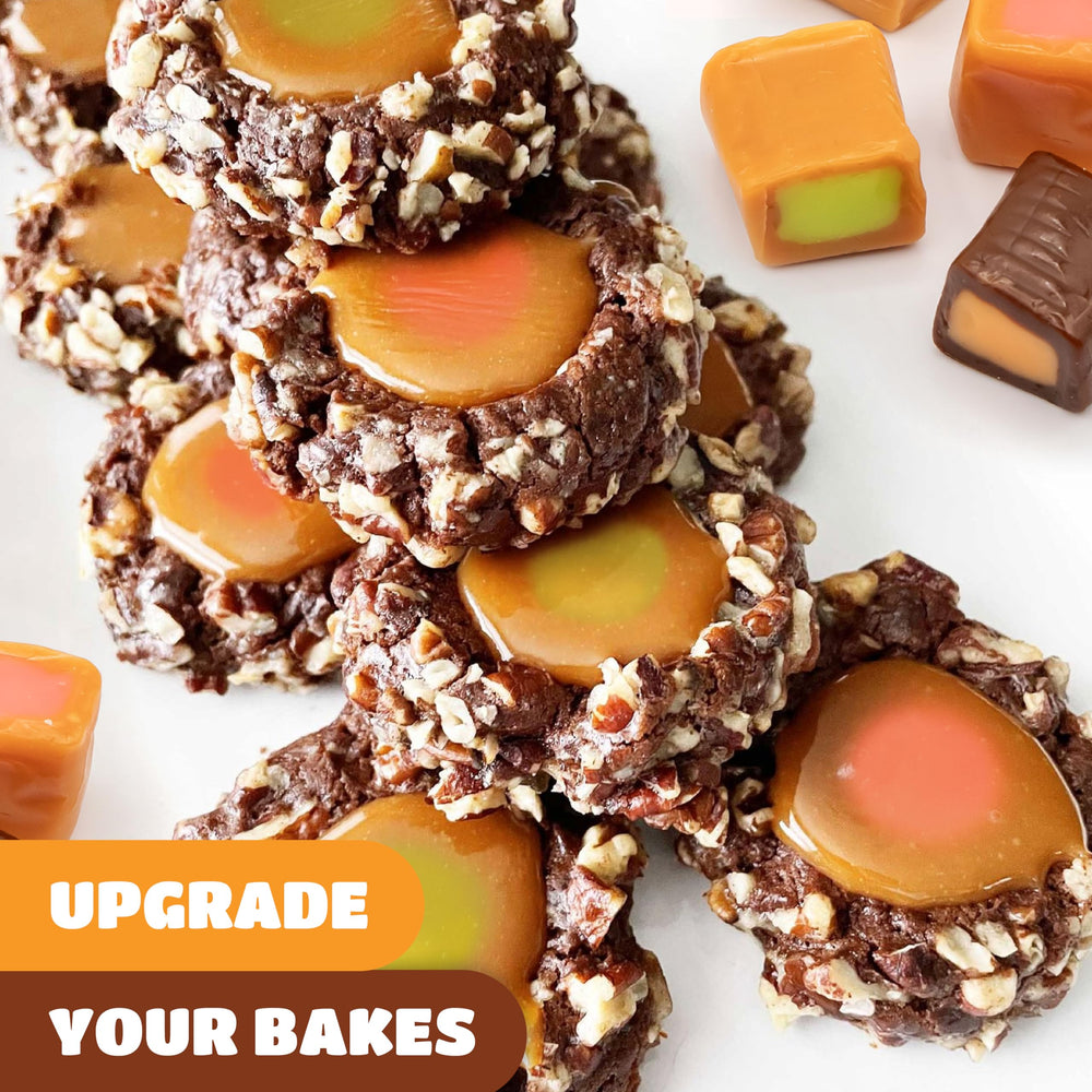 CrazyOutlet caramel candy serving plate for candy dishes and gatherings