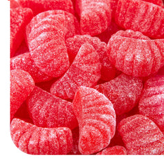 CRAZYOUTLET Cherry Slices Candy 1lb pack ideal for party bowls and gifts.