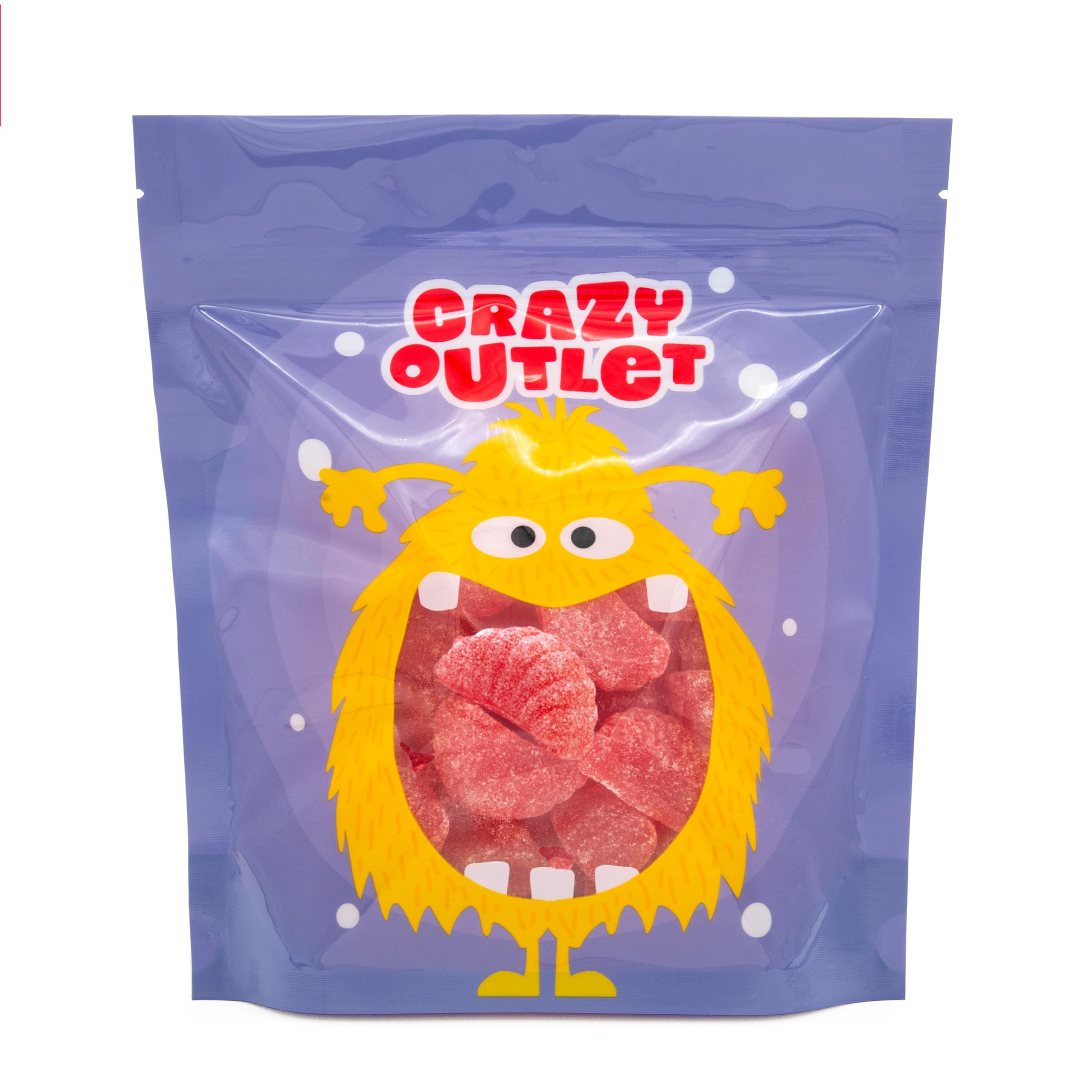 CRAZYOUTLET Cherry Slices Candy ready to serve for snacking.