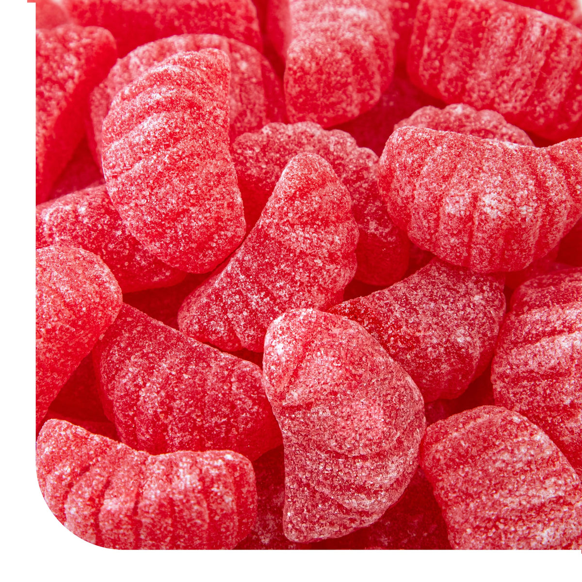 CrazyOutlet Cherry Slices Jelly Candy bulk 2lb with sugar-dusted finish for crowd-pleasing snacking