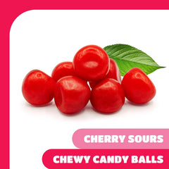 CRAZYOUTLET Cherry Sours on a party tray offer bright color and tangy bite