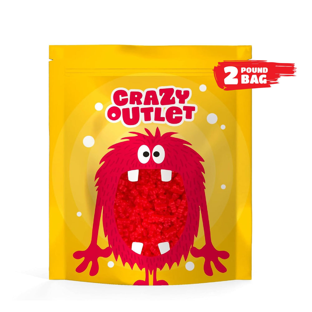 Party bowl with CrazyOutlet Cinnamon Bears for lively gatherings.