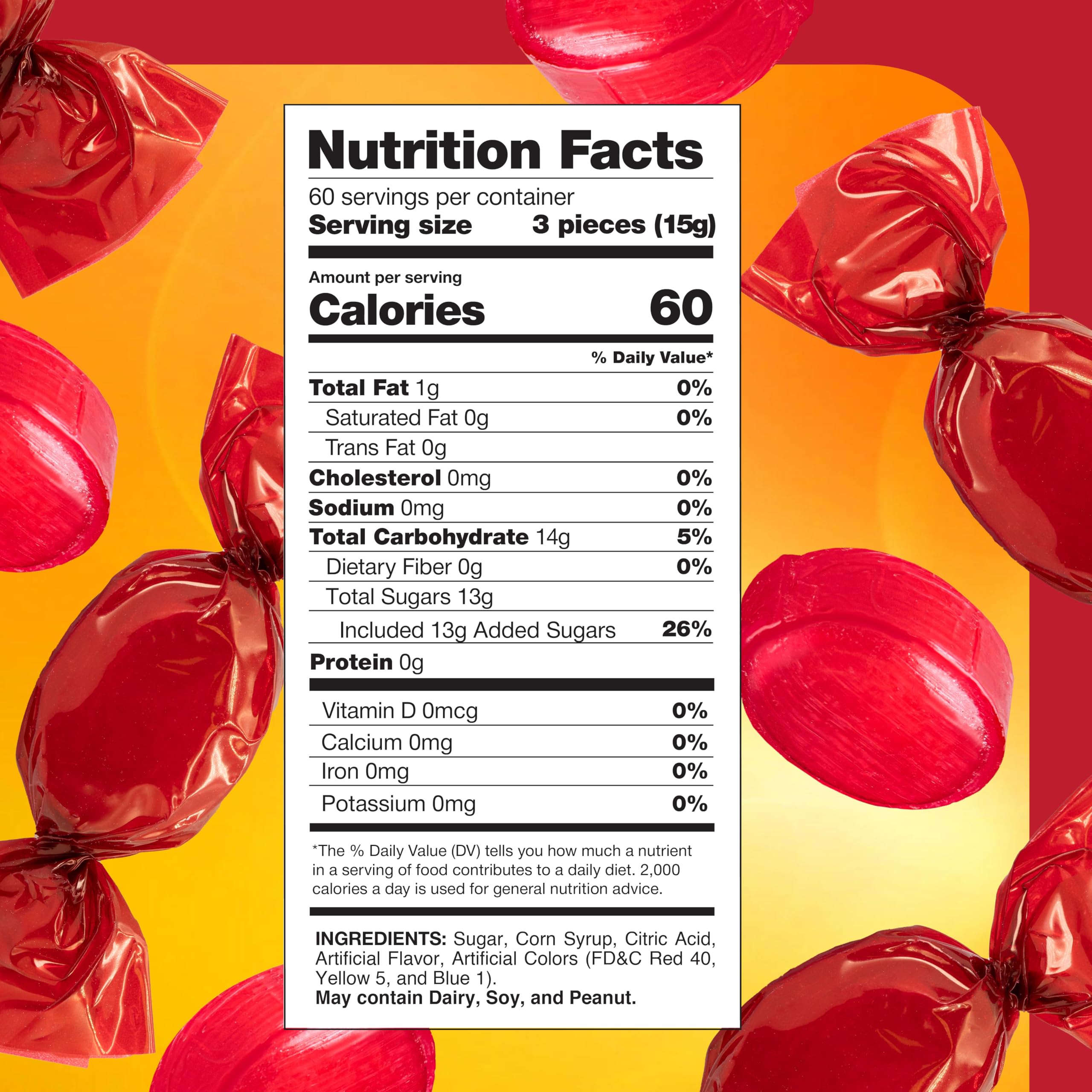 CRAZYOUTLET Cinnamon Candy discs are individually wrapped to keep freshness for sharing.