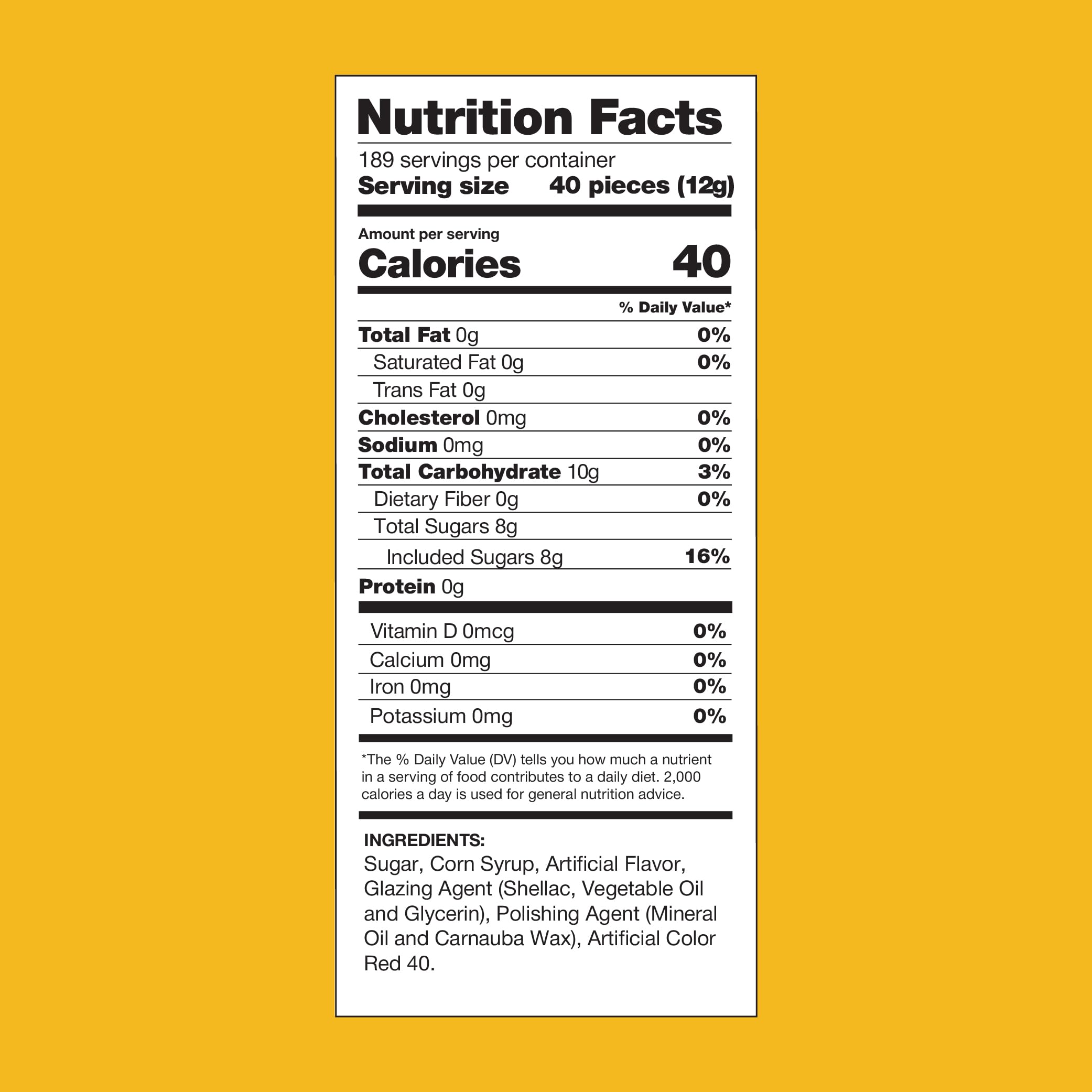 CRAZYOUTLET Cinnamon hard candy pieces with long-lasting flavor.