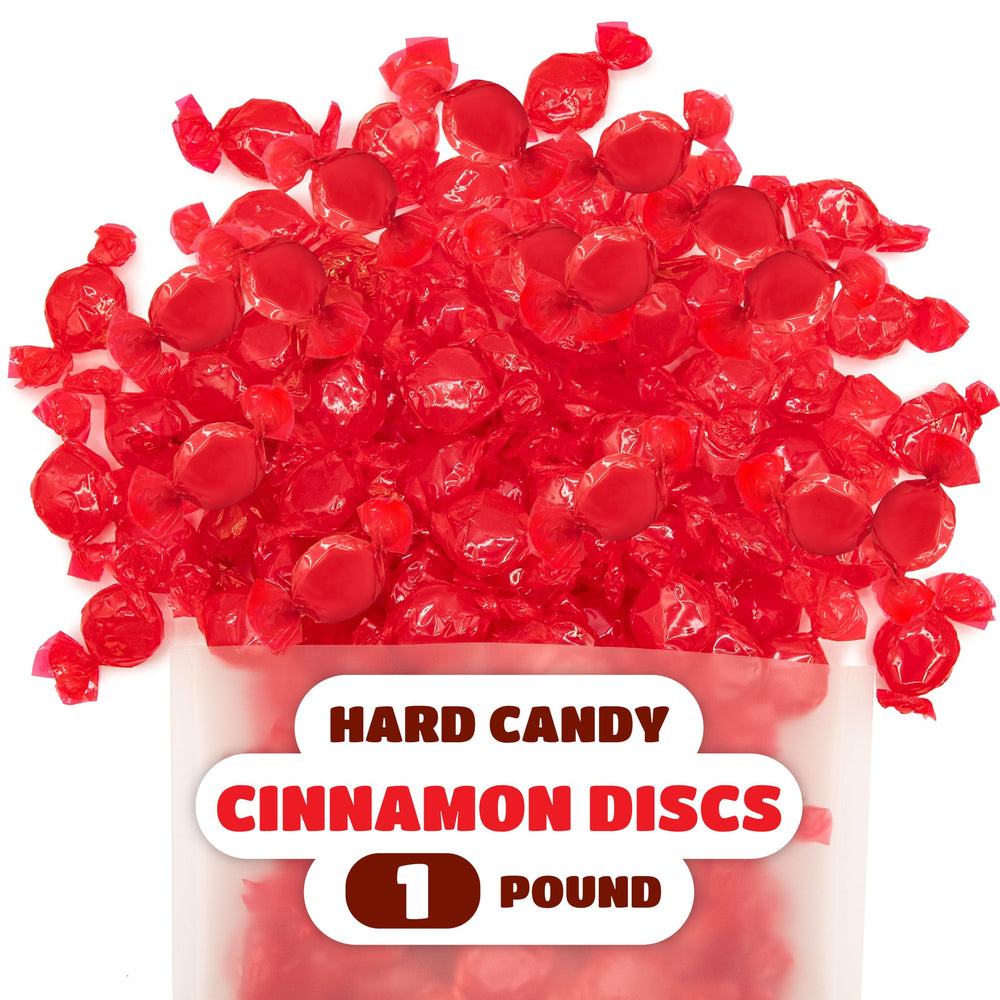 CRAZYOUTLET Cinnamon Discs red candies: bold cinnamon flavor in a nostalgic treat