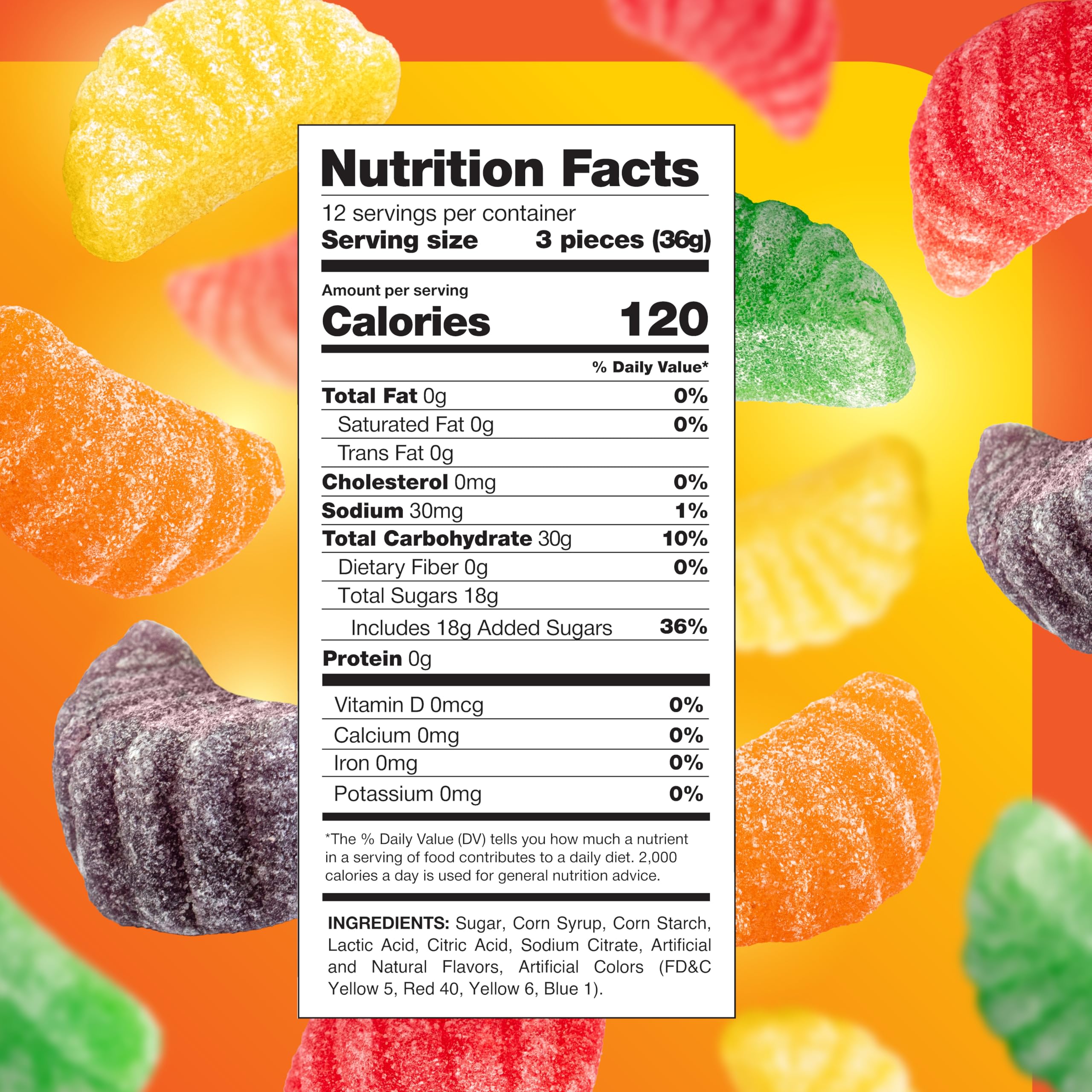 CrazyOutlet Fruit Slices grape slices—colorful, chewy jelly candy for parties