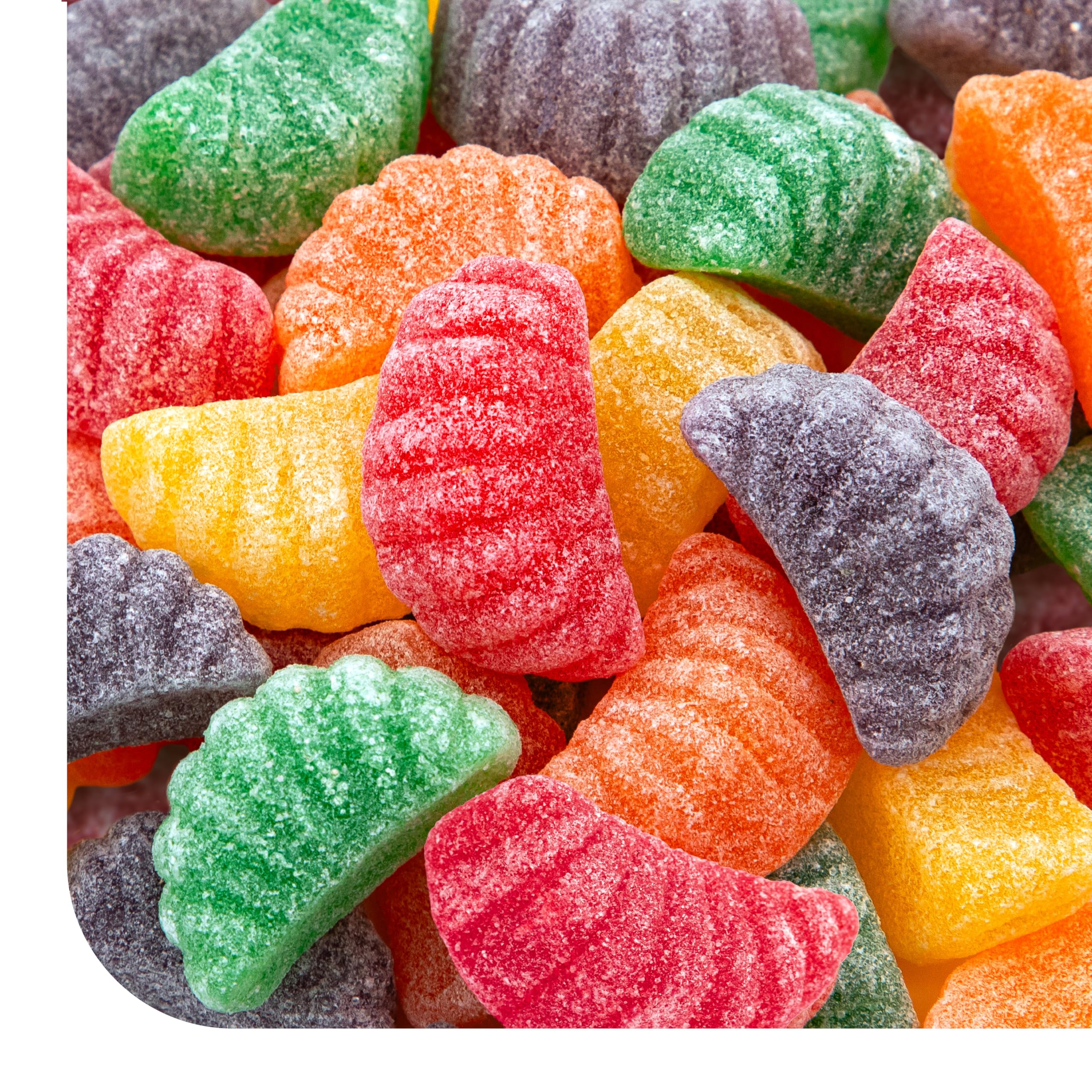 CrazyOutlet Fruit Slices orange slices—soft, gelatin-free candy perfect for holiday snack bowls