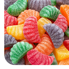 CrazyOutlet Fruit Slices orange slices—soft, gelatin-free candy perfect for holiday snack bowls