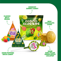 CRAZYOUTLET Fruity jelly beans in bright colors for playful snacking.