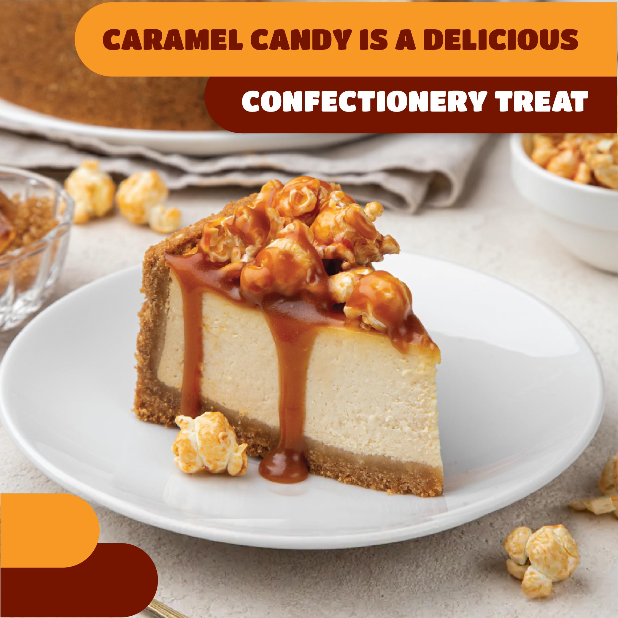 CrazyOutlet Gift-ready Caramel Cubes in a bag or gift basket