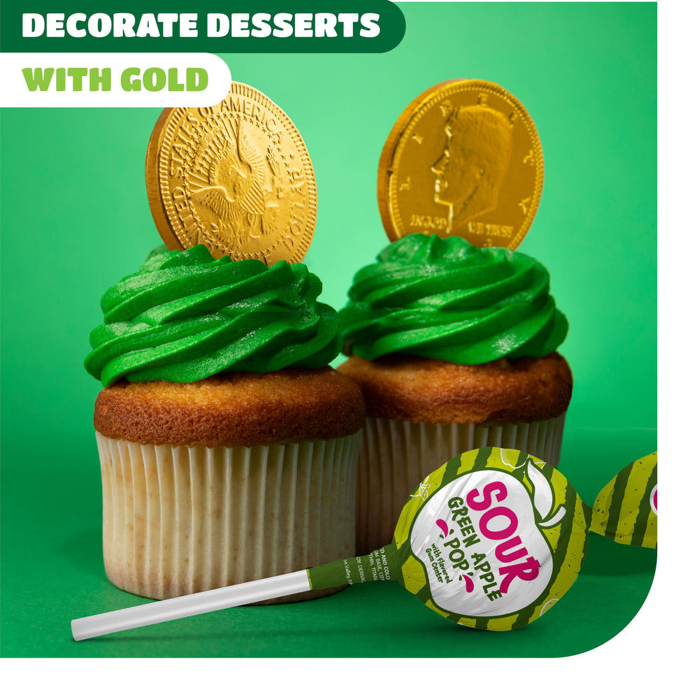 CRAZYOUTLET Gum-filled sour apple lollipops with tangy flavor twists.