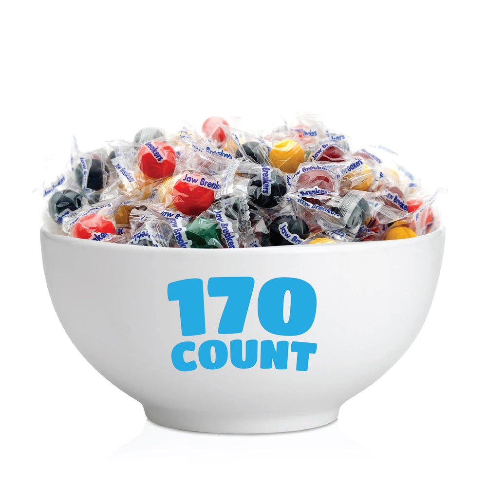 CrazyOutlet Jaw Breakers grape-cherry: colorful mix for celebrations.