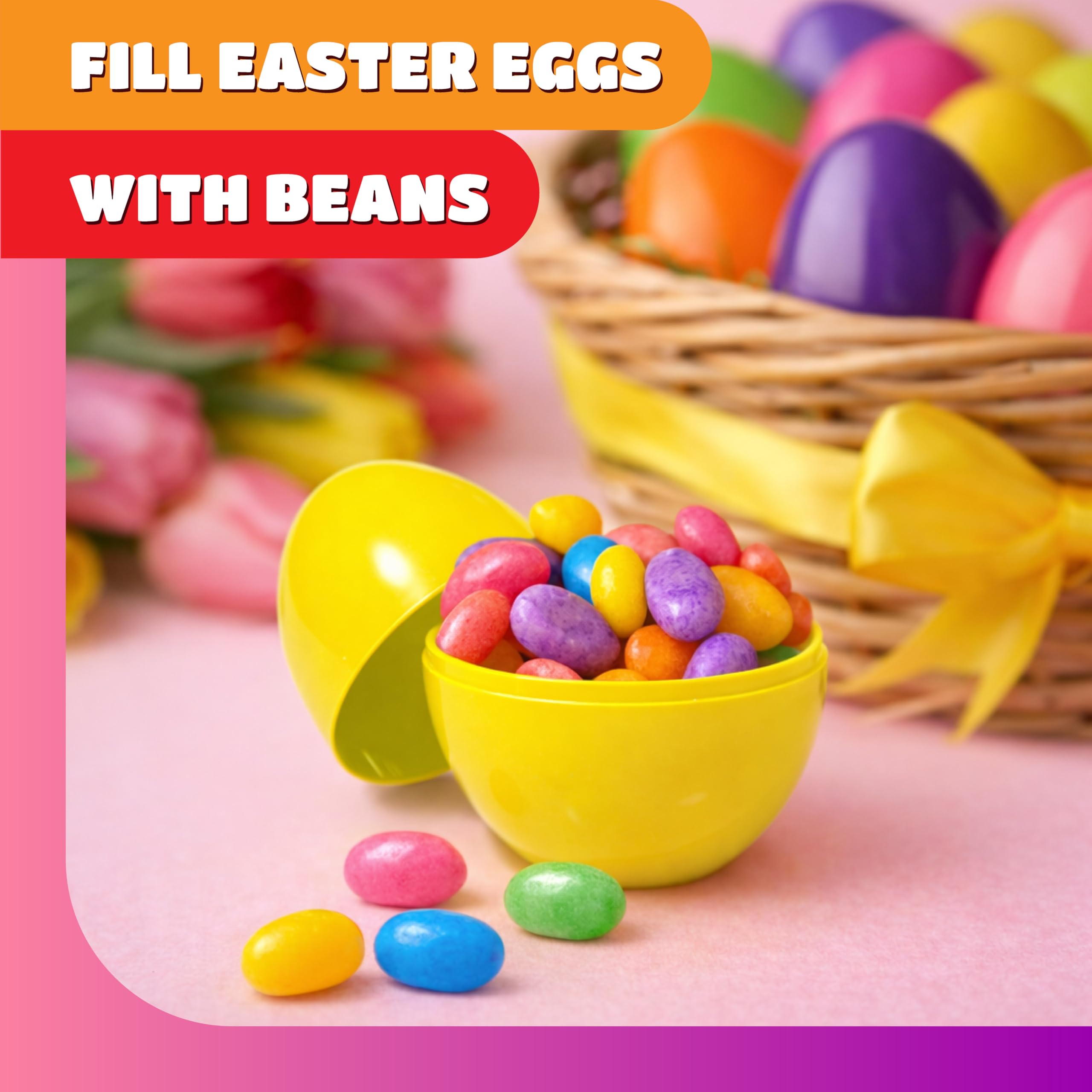 CrazyOutlet jelly beans ideal dessert toppers for tables and treats.