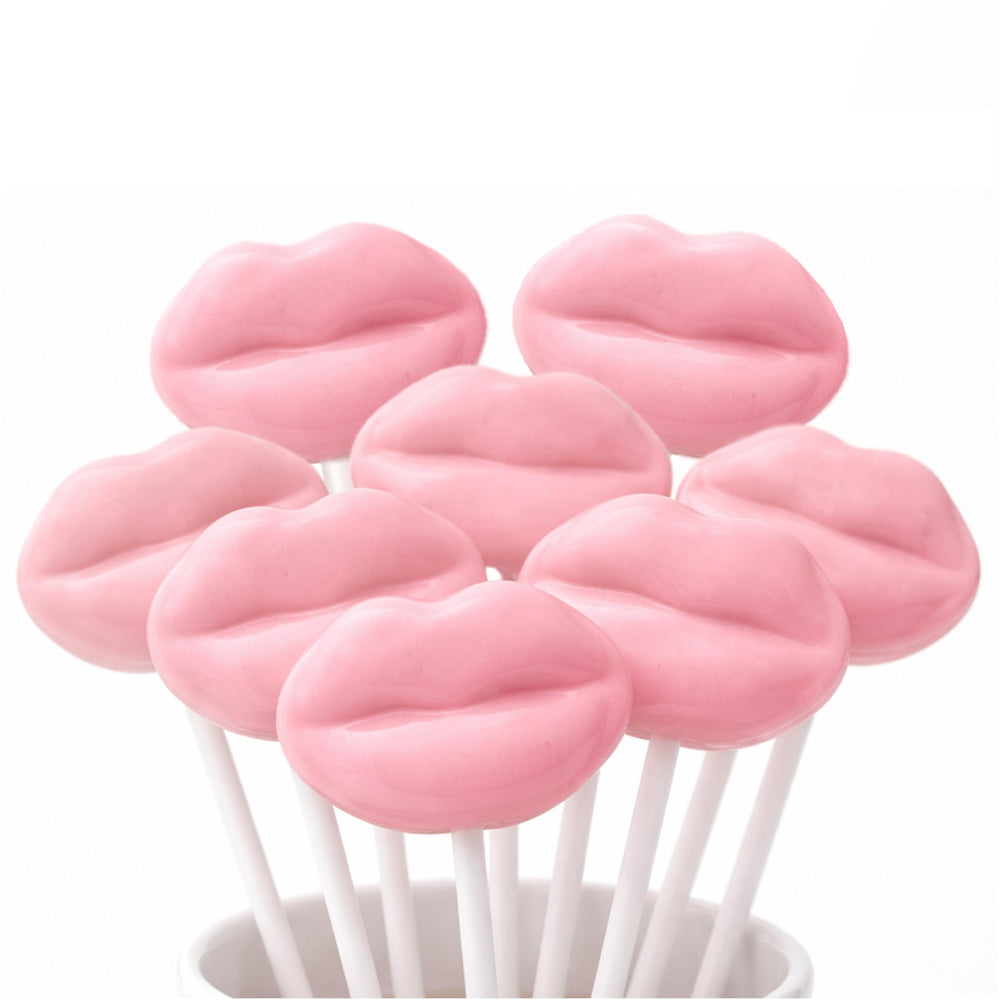CRAZYOUTLET Lips Lollipops 90-count box ready for party favors and candy buffets.