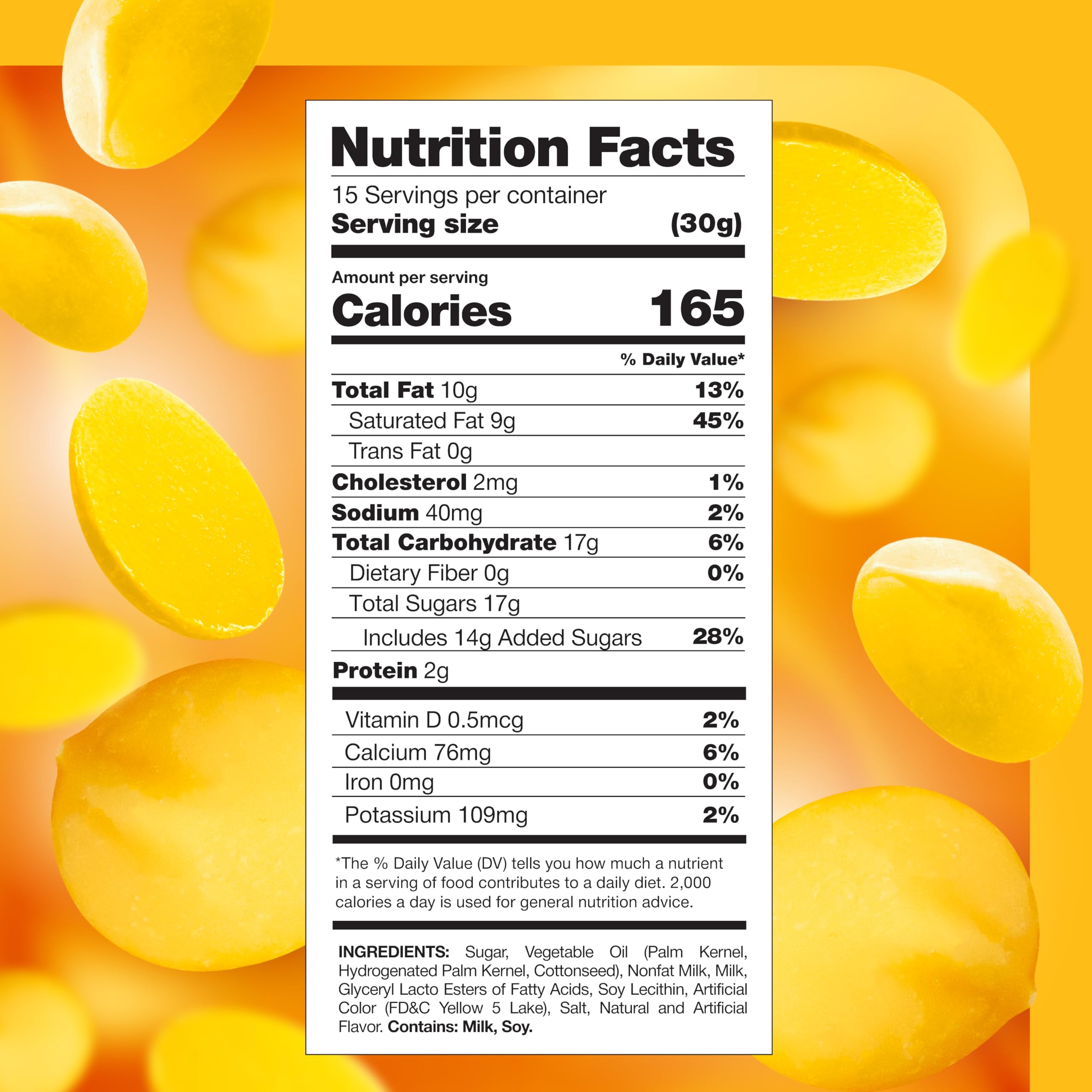 CRAZYOUTLET Merckens yellow-wafers-coating-pretzels provide bright color and crisp edges.