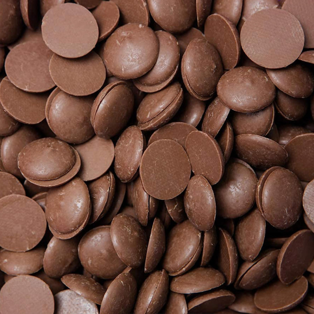 CrazyOutlet Merckens milk chocolate melting wafers bulk bag for large batches
