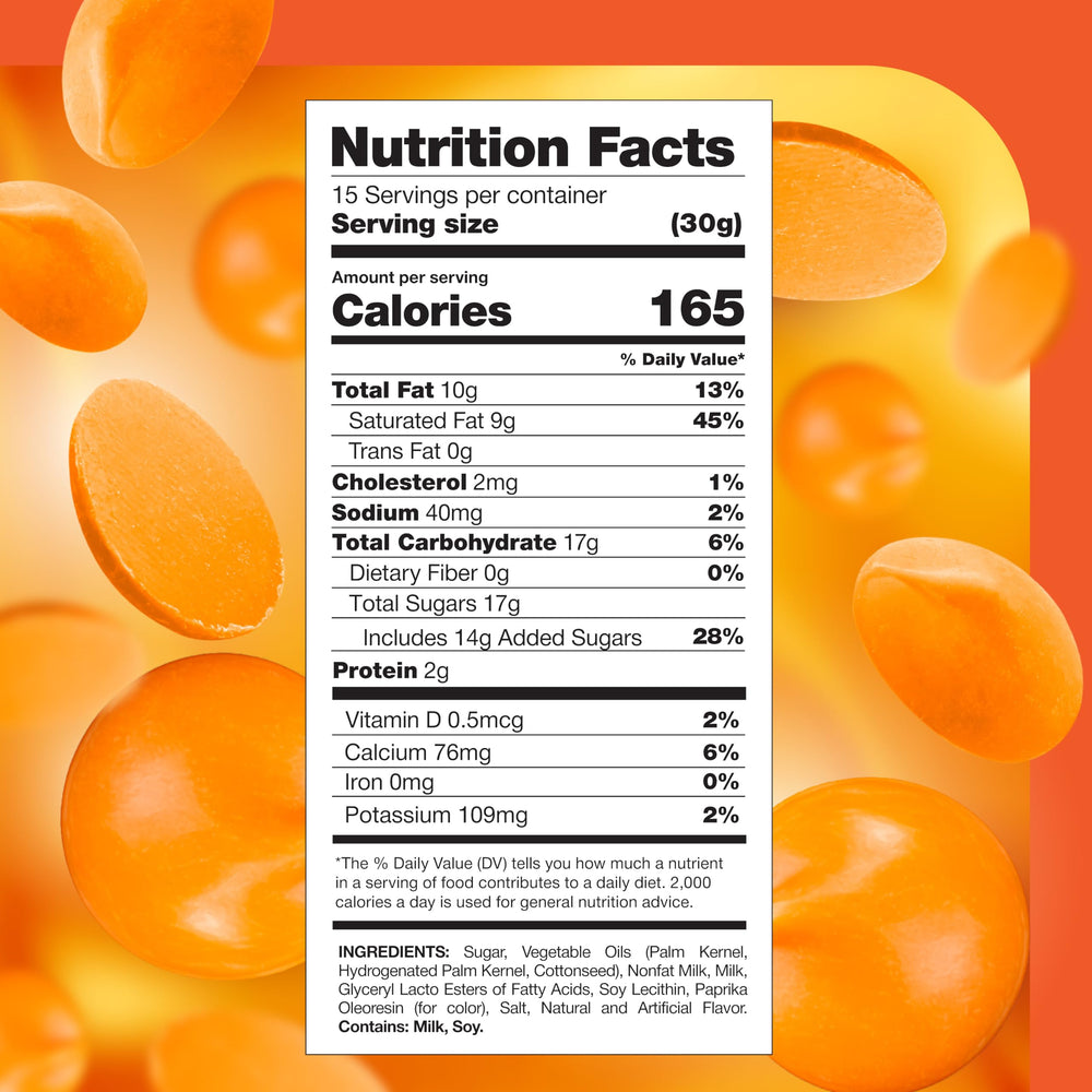 CRAZYOUTLET Merckens Orange melts for dipping, ideal on pretzels, strawberries and cookies.