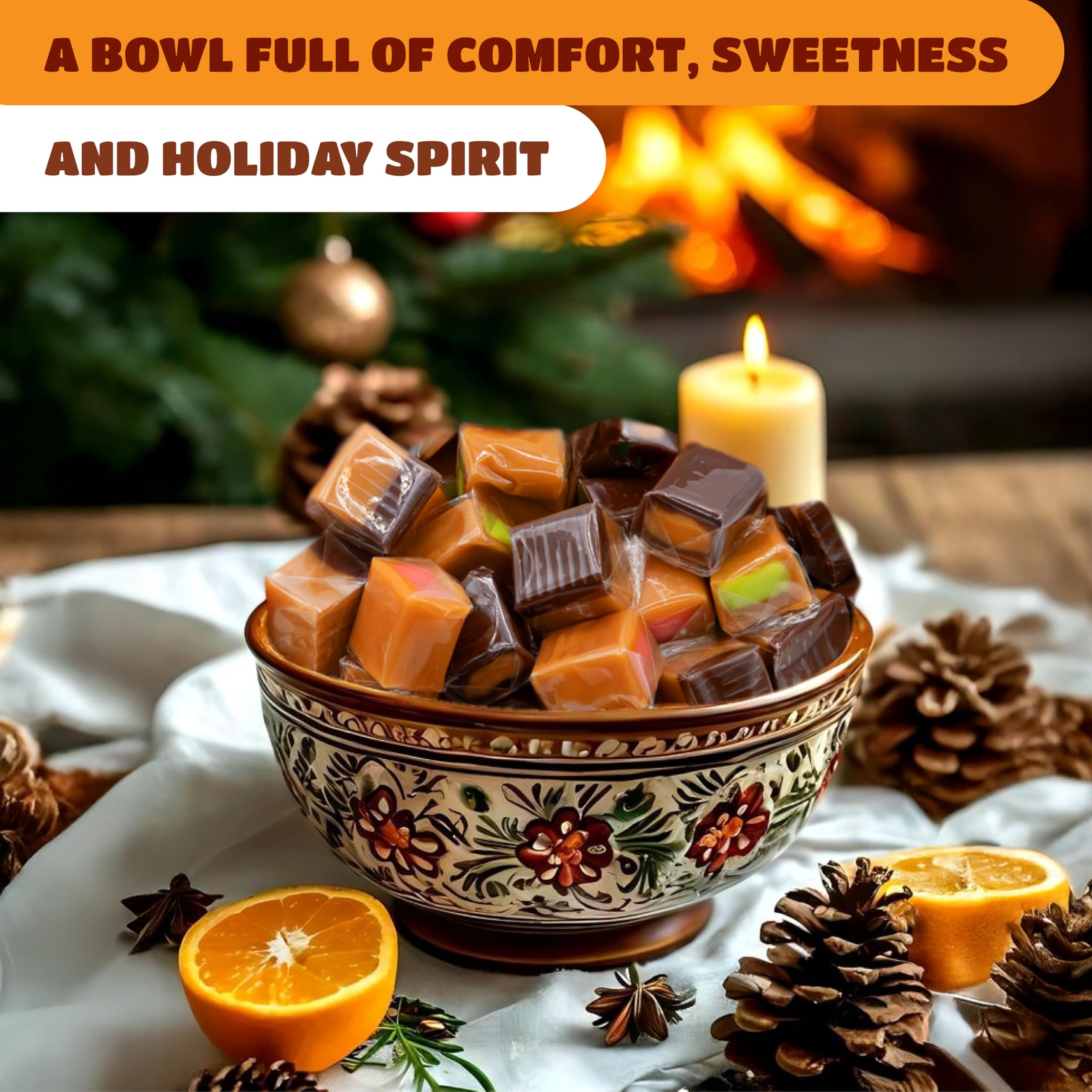 CrazyOutlet orange cream caramel with silky center for smooth flavor