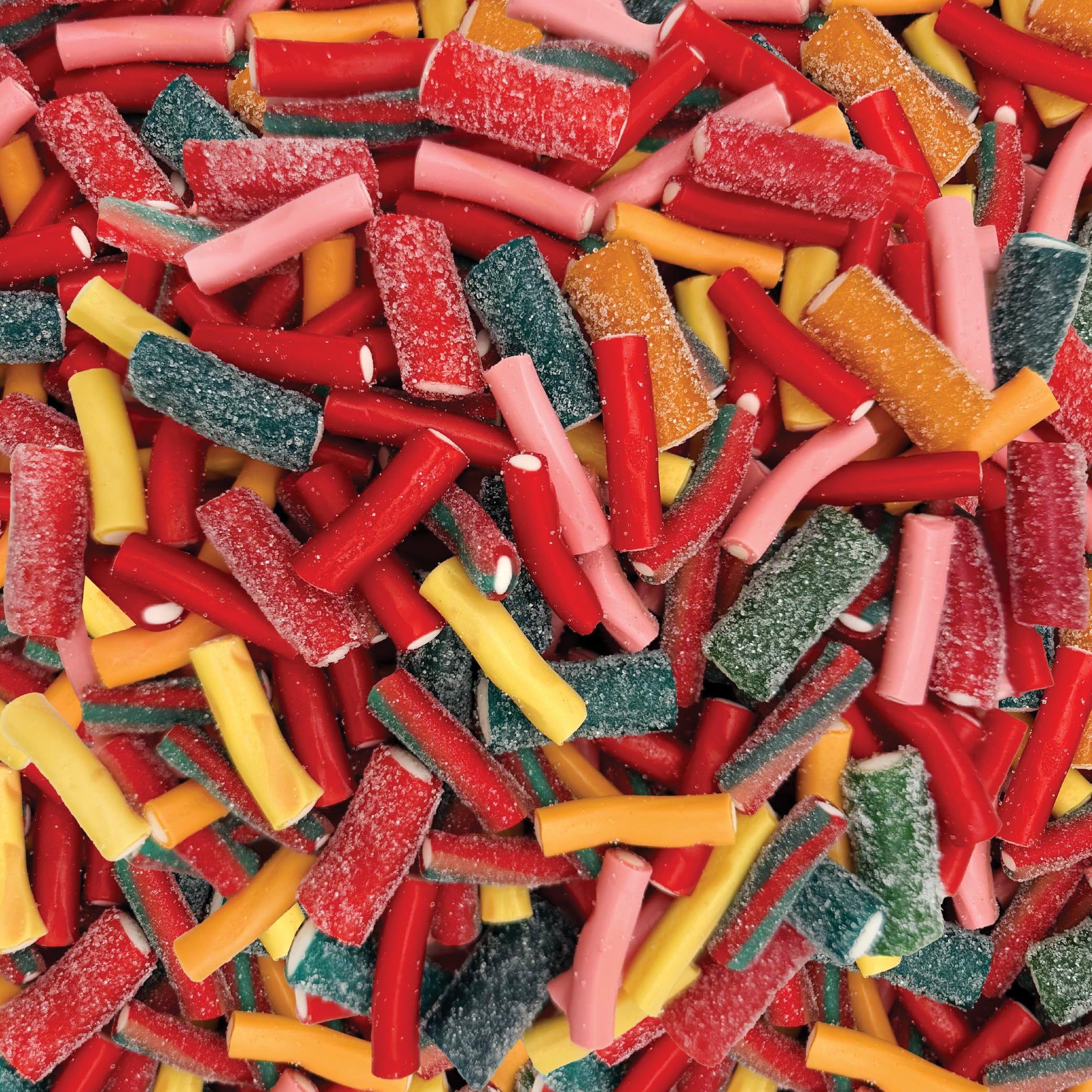 CRAZYOUTLET Pencil Bites gummy candy bulk pack with assorted fruit flavors