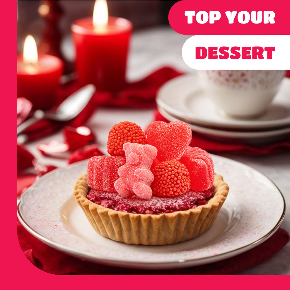 CRAZYOUTLET Pink candy mix adds visual appeal for party tables and candy jars.